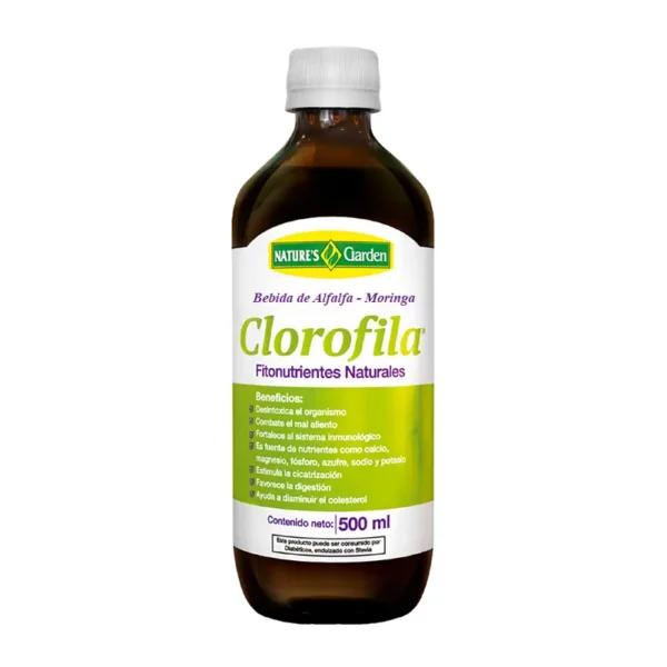ALFALFA Y MORINGA BEBIDA FRASCO X 500 ML